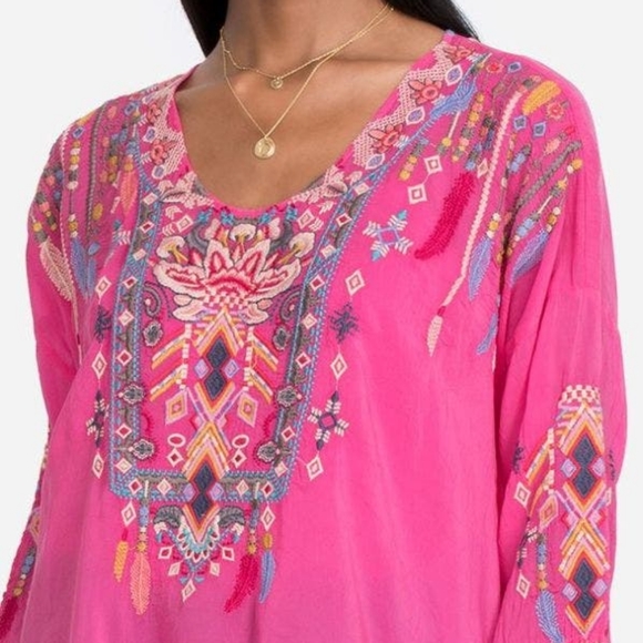 Johnny Was Rangoon Blouse Size XS New With Tags - Picture 2 of 4